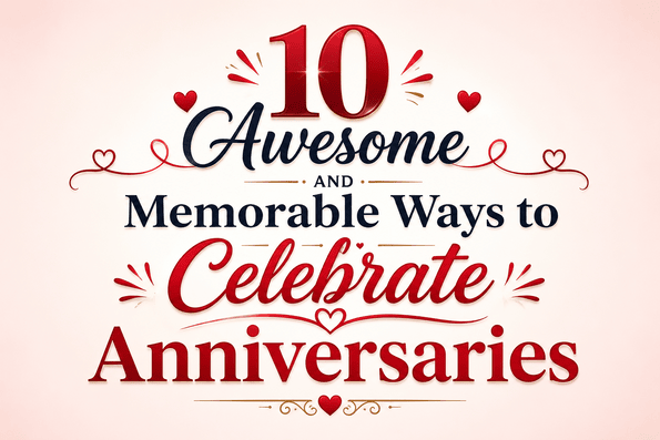 10 Awesome and Memorable Ways to Celebrate Anniversaries
